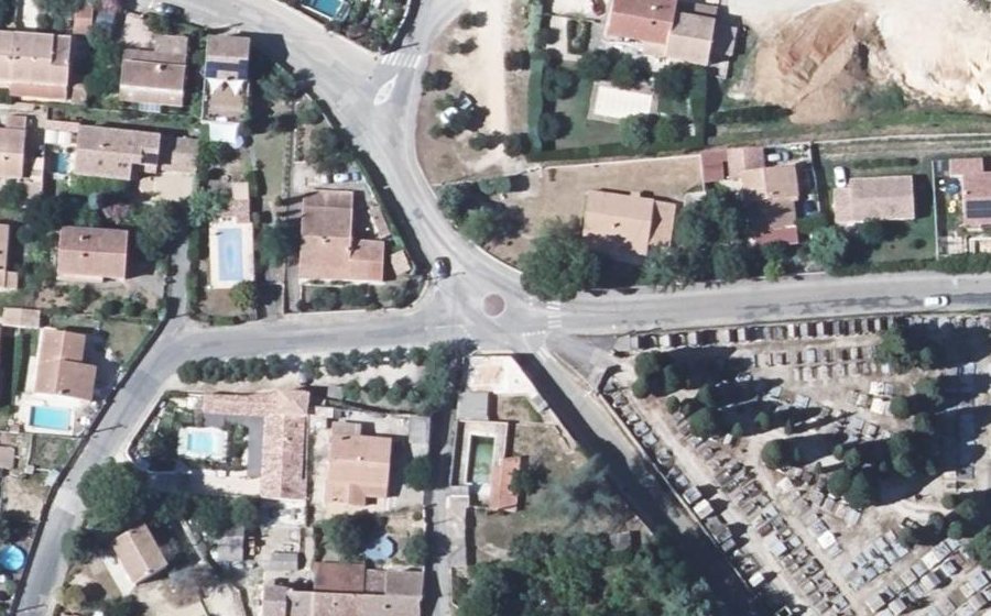 Vue aérienne du Mini-giratoire n°443063682