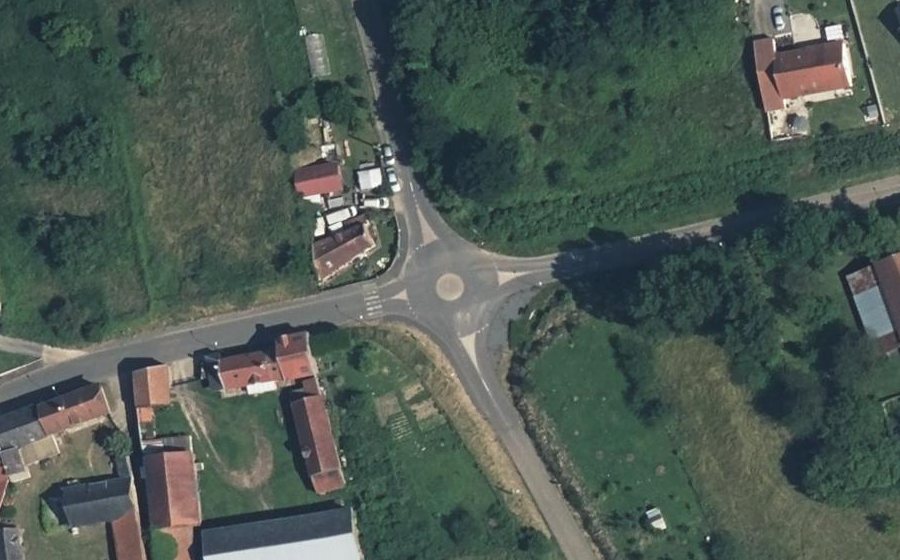 Vue aérienne du Mini-giratoire n°445005442