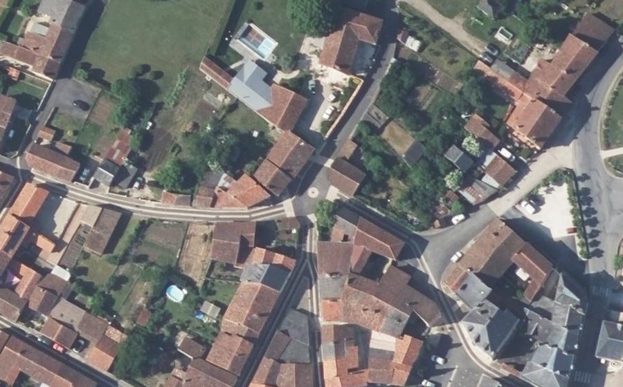 Vue aérienne du Mini-giratoire n°452405432