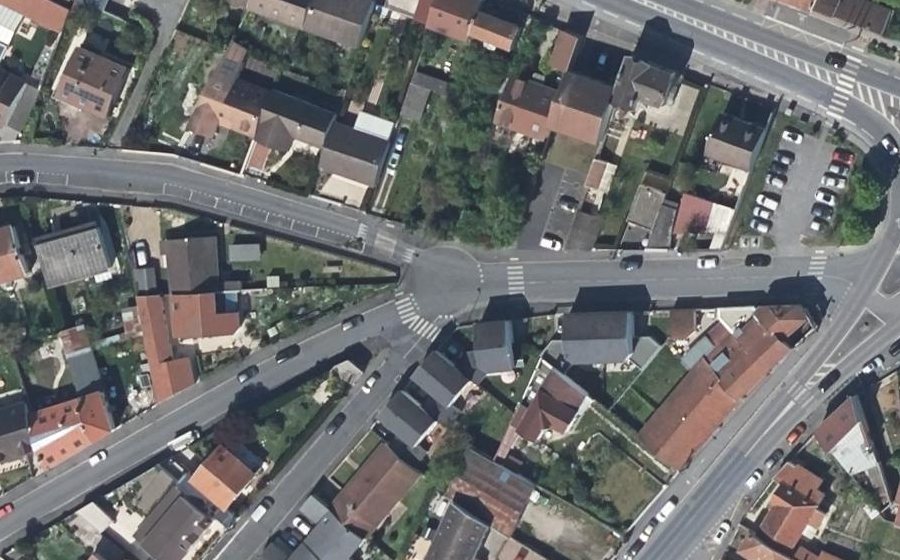 Vue aérienne du Mini-giratoire n°453572833