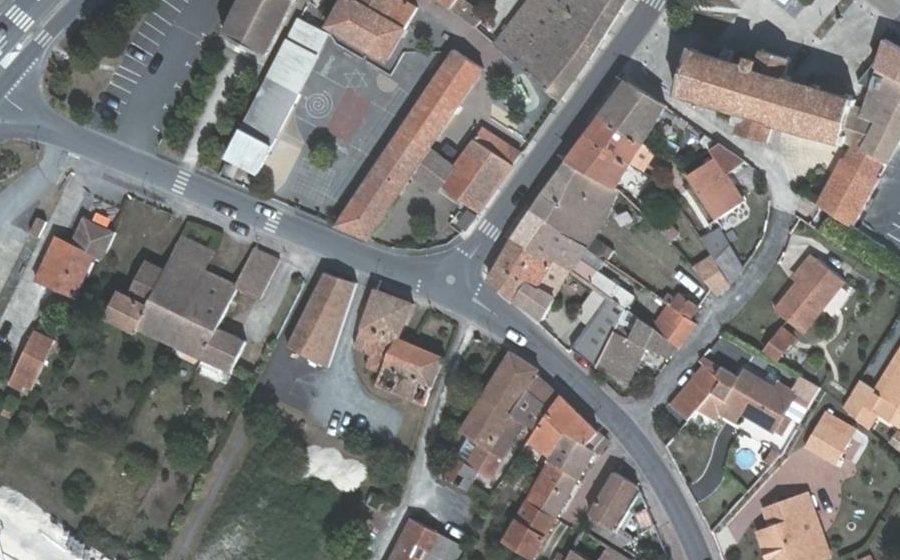 Vue aérienne du Mini-giratoire n°454564985