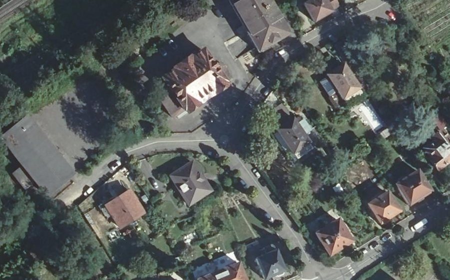 Vue aérienne du Mini-giratoire n°455404746
