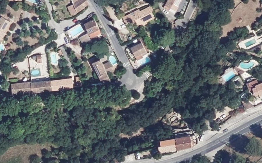 Vue aérienne du Mini-giratoire n°455544439