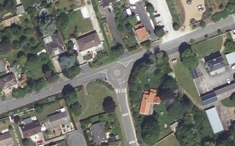 Vue aérienne du Mini-giratoire n°455644363