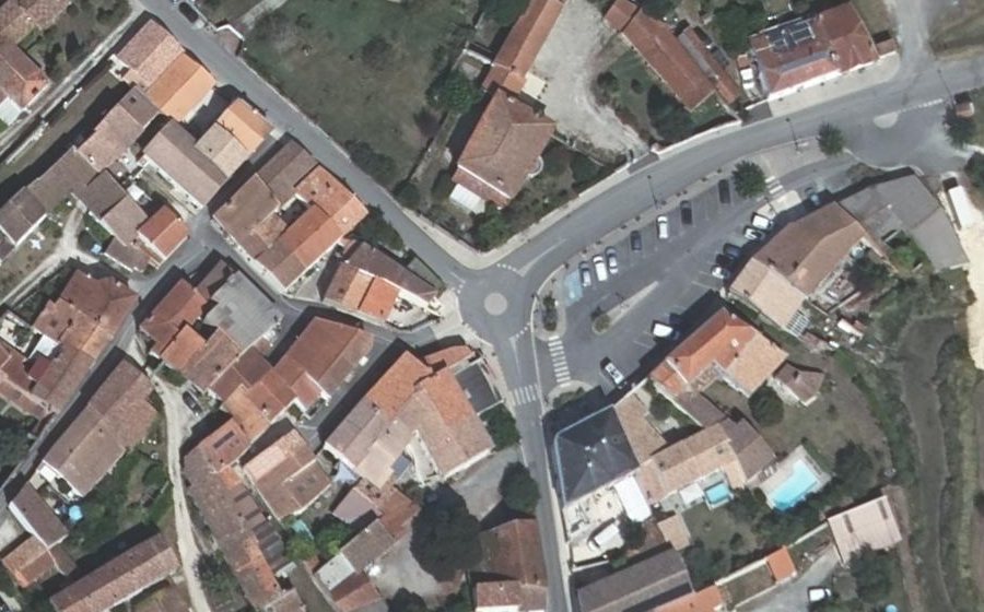 Vue aérienne du Mini-giratoire n°456921667