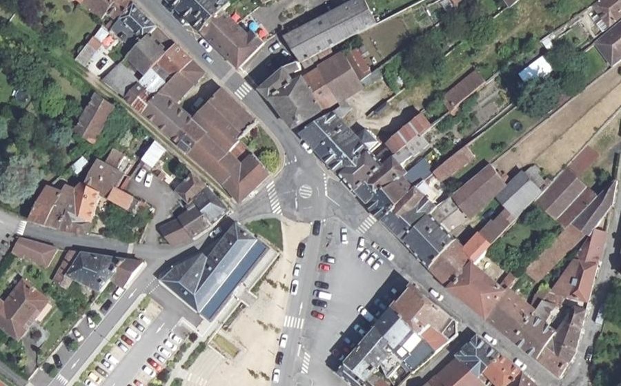 Vue aérienne du Mini-giratoire n°458245057