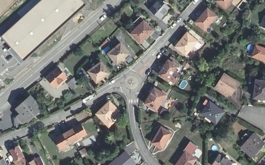Vue aérienne du Mini-giratoire n°458876312