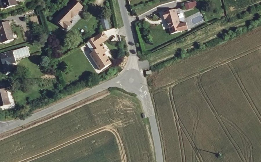 Vue aérienne du Mini-giratoire n°458952700