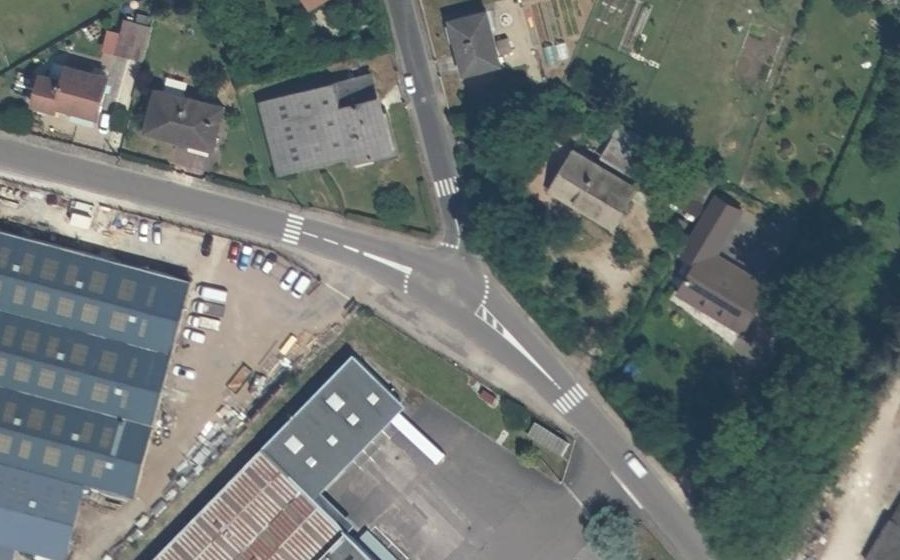 Vue aérienne du Mini-giratoire n°465192025