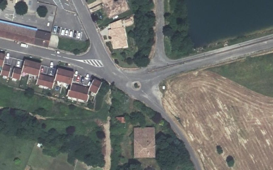 Vue aérienne du Mini-giratoire n°466096857