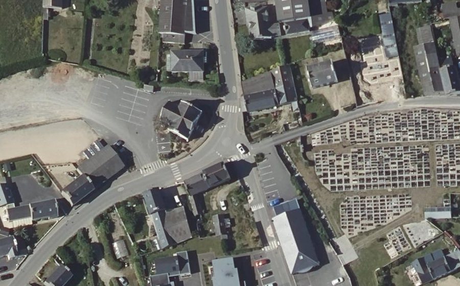 Vue aérienne du Mini-giratoire n°467125522