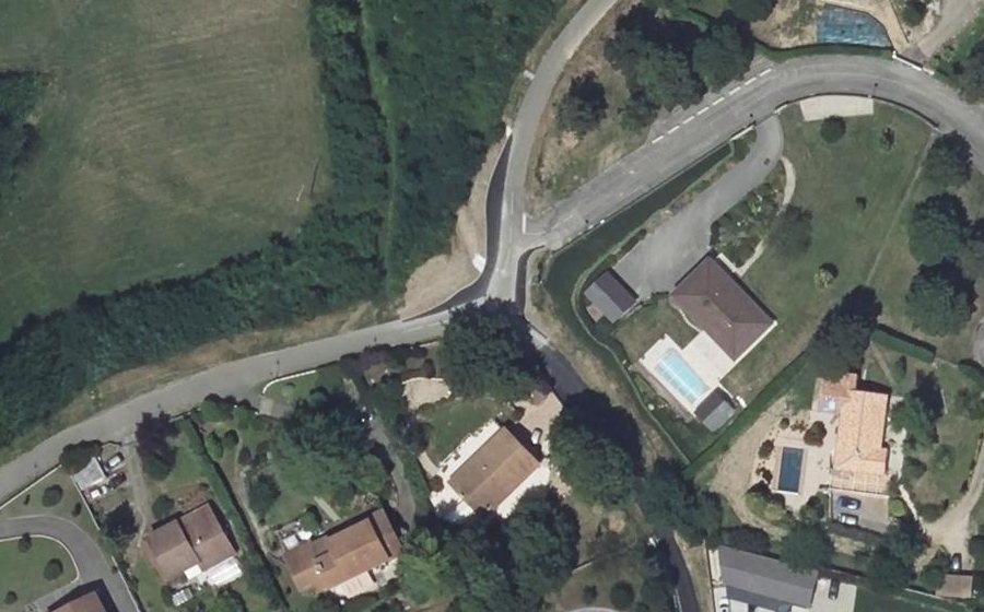 Vue aérienne du Mini-giratoire n°471116011