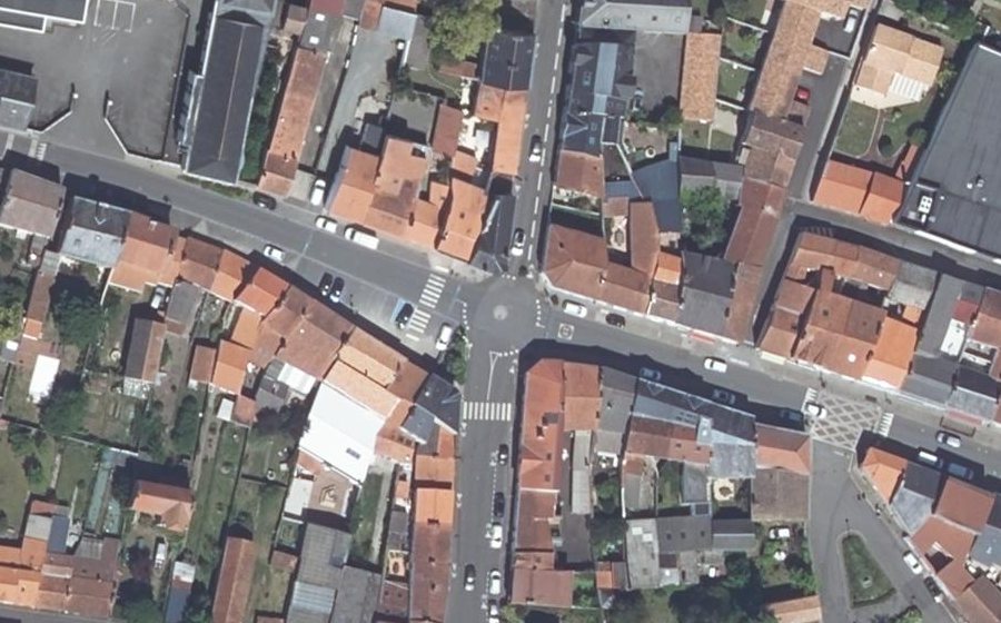 Vue aérienne du Mini-giratoire n°471628287