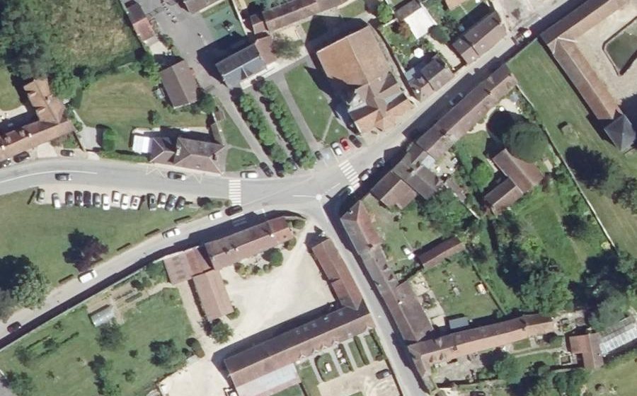 Vue aérienne du Mini-giratoire n°474383428