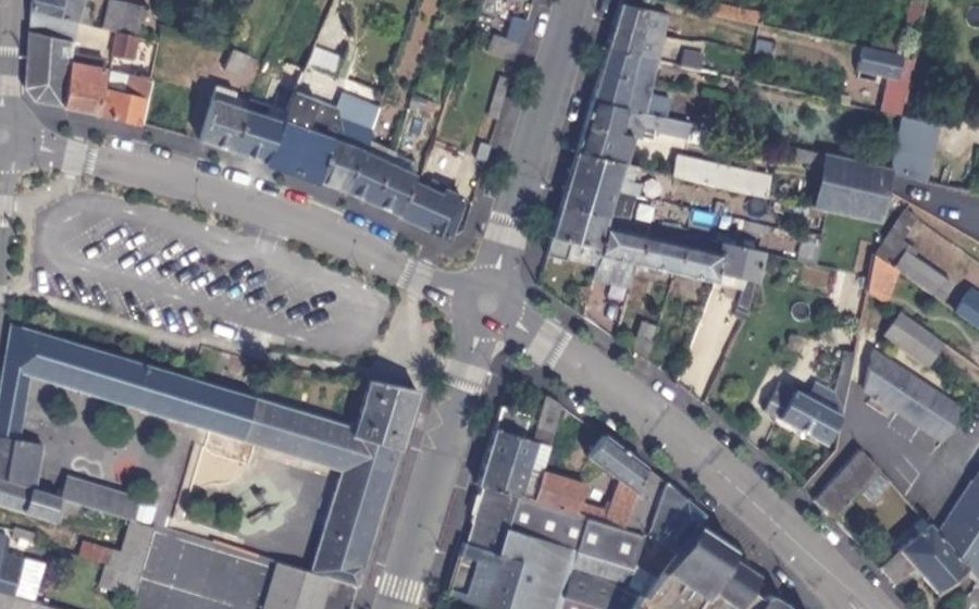 Vue aérienne du Mini-giratoire n°474535502
