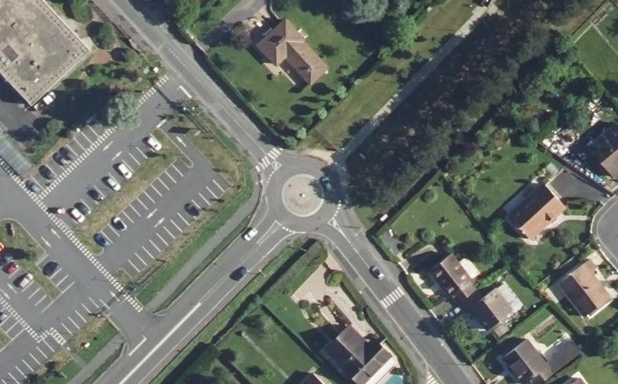 Vue aérienne du Mini-giratoire n°476910034