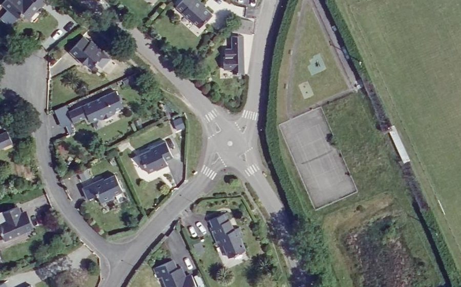 Vue aérienne du Mini-giratoire n°480491087