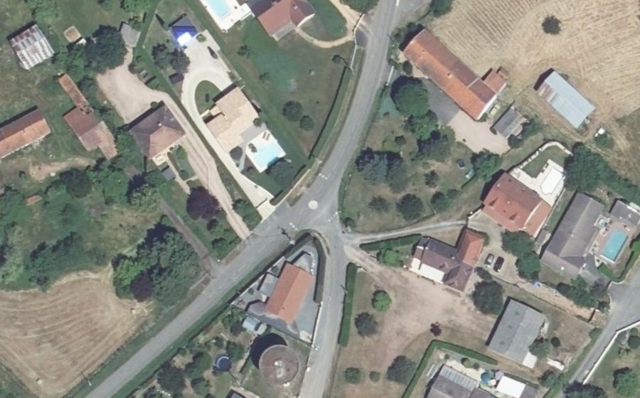 Vue aérienne du Mini-giratoire n°485953695