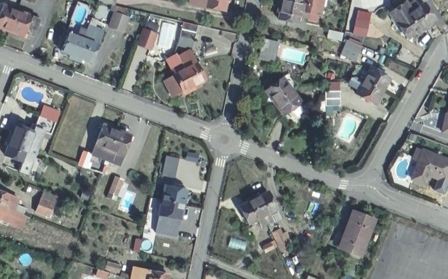 Vue aérienne du Mini-giratoire n°486727252