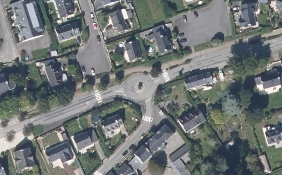 Vue aérienne du Mini-giratoire n°491332271