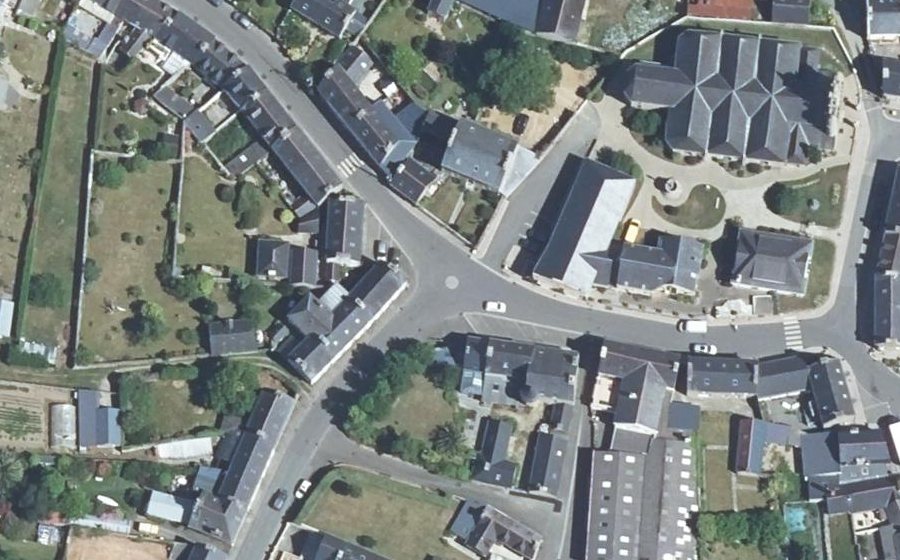 Vue aérienne du Mini-giratoire n°492574544
