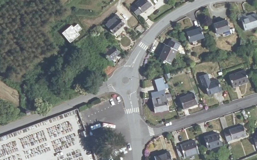 Vue aérienne du Mini-giratoire n°492735100