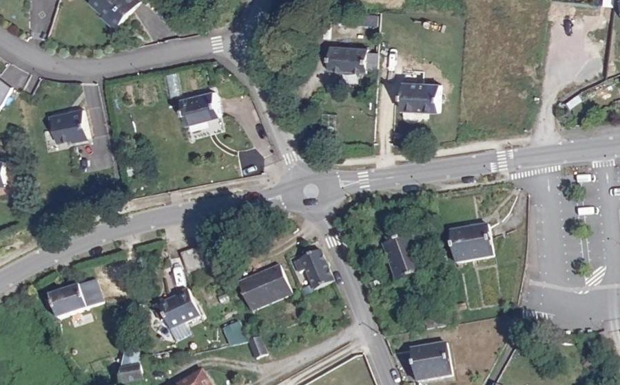 Vue aérienne du Mini-giratoire n°493589152