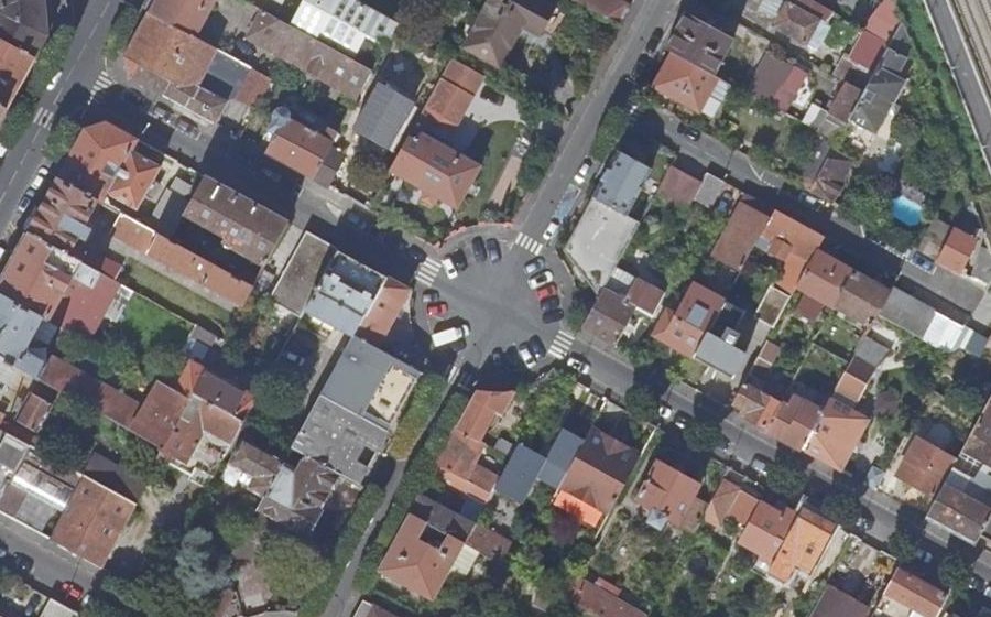 Vue aérienne du Mini-giratoire n°493754333