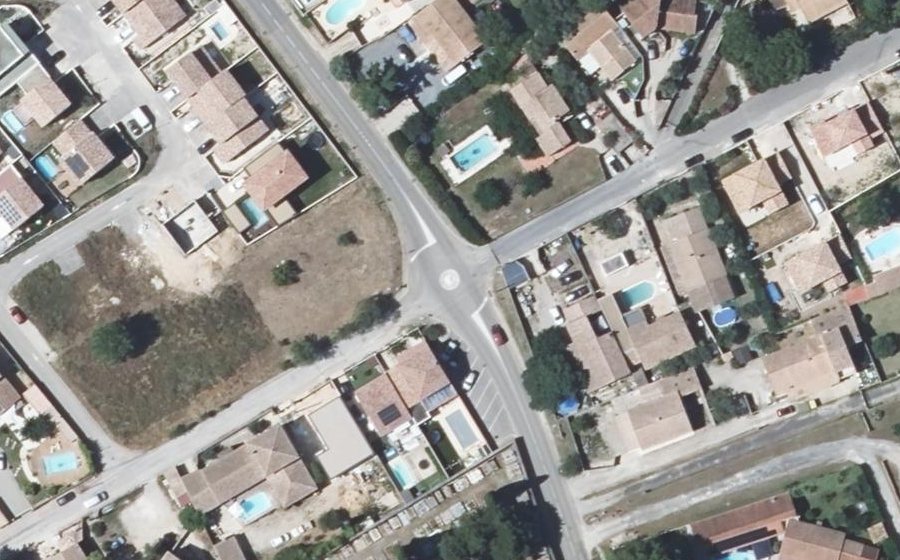 Vue aérienne du Mini-giratoire n°493963305