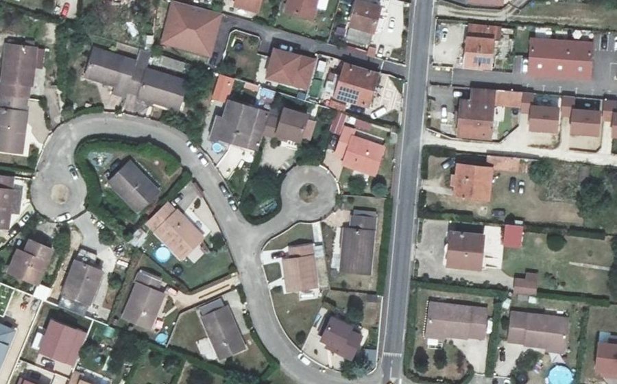 Vue aérienne du Mini-giratoire n°494100724