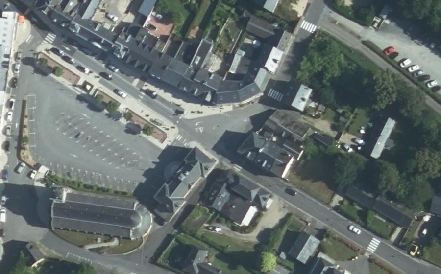 Vue aérienne du Mini-giratoire n°494262331