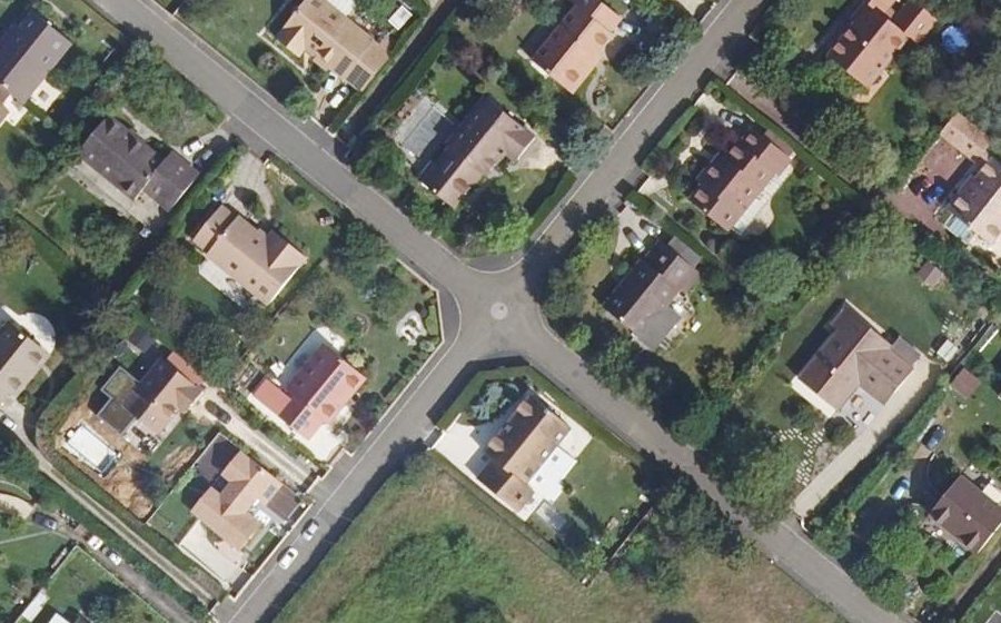 Vue aérienne du Mini-giratoire n°494714582