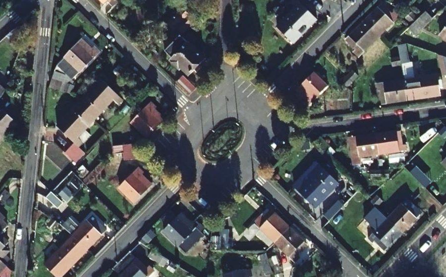 Vue aérienne du Place de Lille