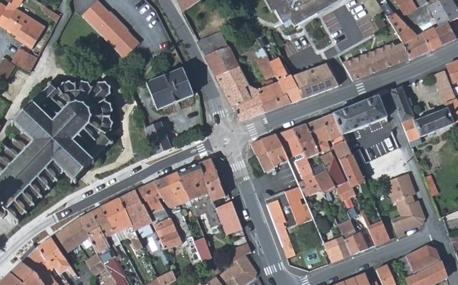 Vue aérienne du Giratoire d'Anjou