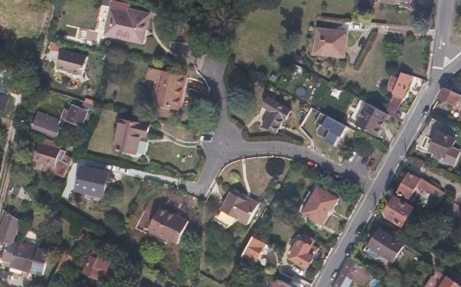 Vue aérienne du Mini-giratoire n°499432117