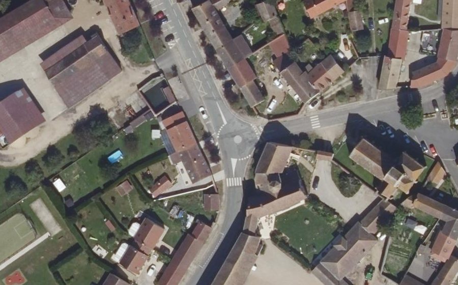 Vue aérienne du Mini-giratoire n°501849984
