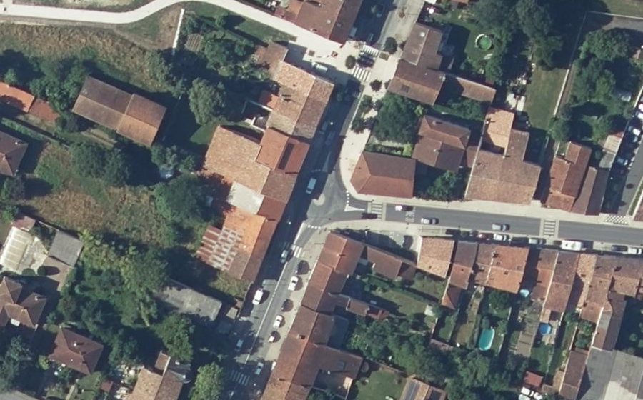 Vue aérienne du Grand Rue