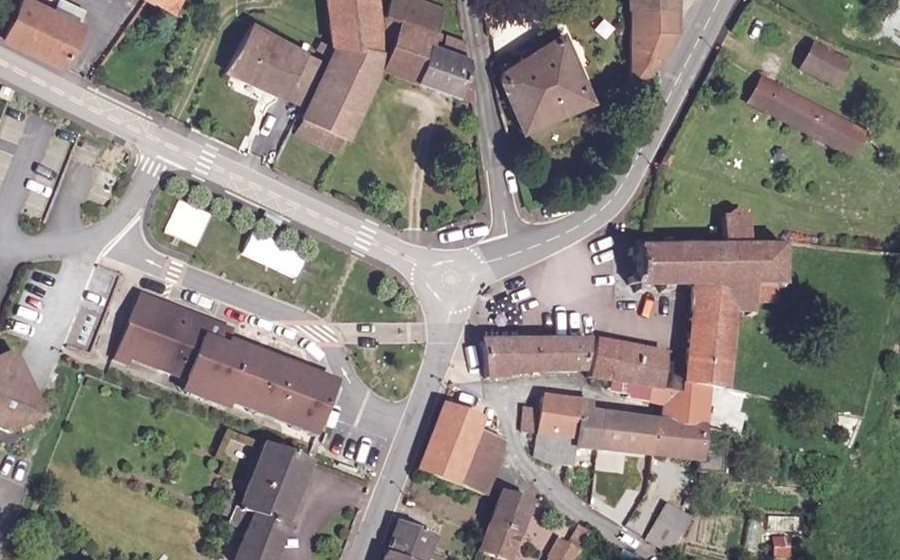 Vue aérienne du Mini-giratoire n°502913352