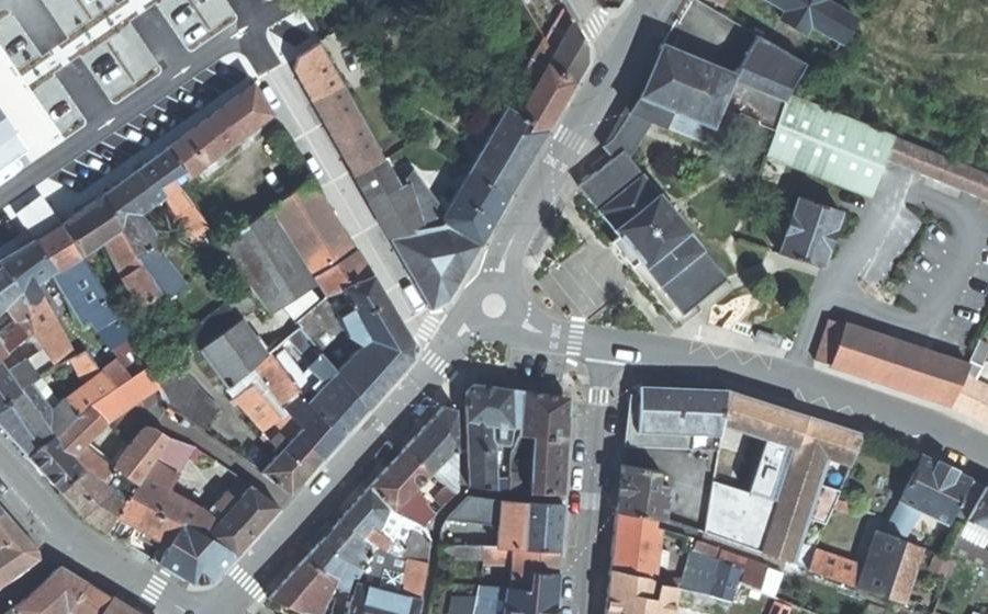 Vue aérienne du Mini-giratoire n°503135743
