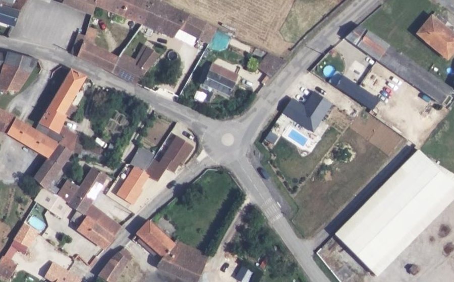 Vue aérienne du Mini-giratoire n°505359974