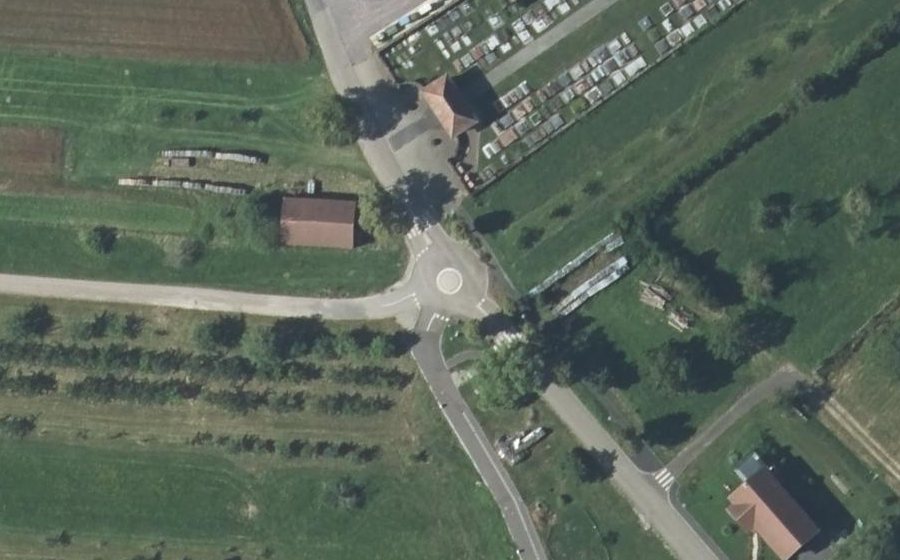 Vue aérienne du Mini-giratoire n°505749485