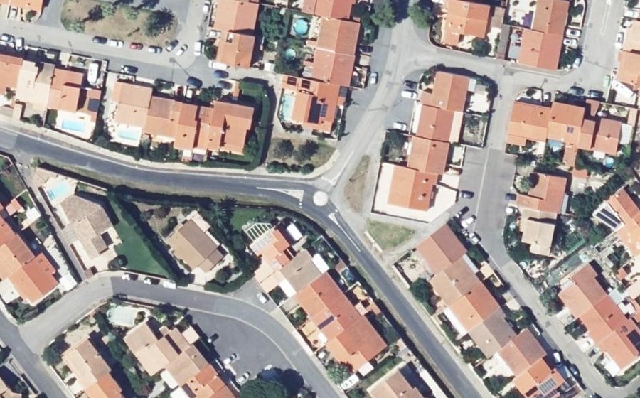 Vue aérienne du Mini-giratoire n°506628052