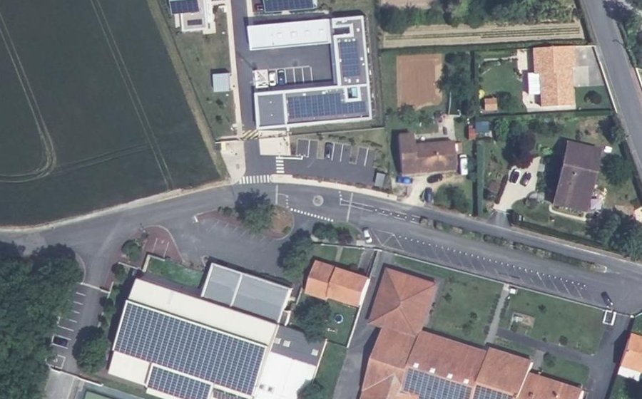 Vue aérienne du Mini-giratoire n°508536946