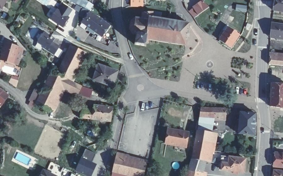 Vue aérienne du Mini-giratoire n°510462706