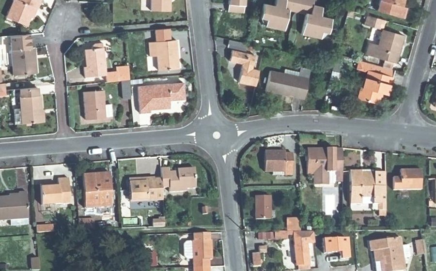 Vue aérienne du Mini-giratoire n°511107184