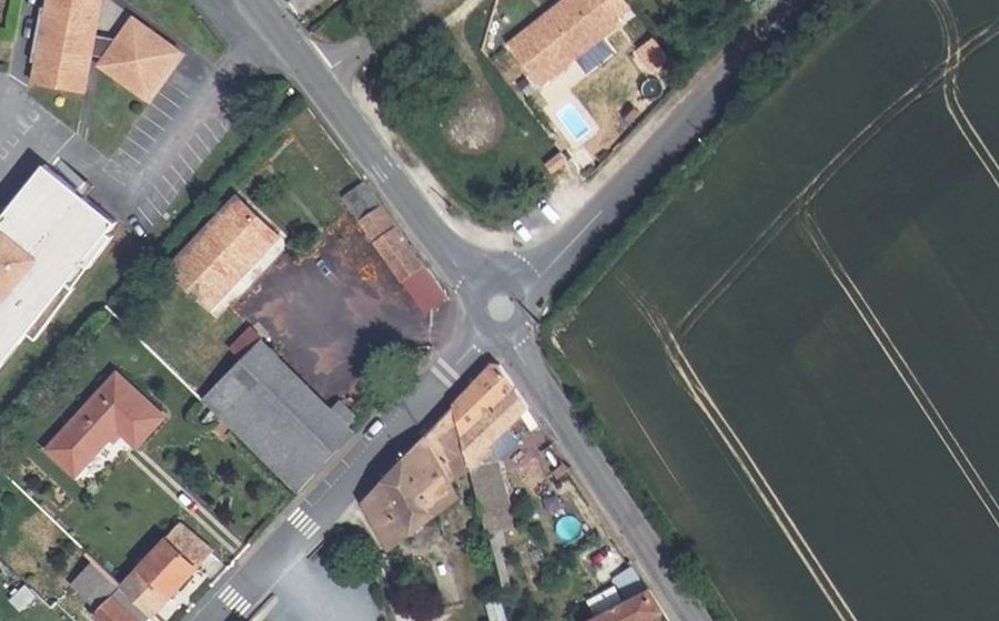 Vue aérienne du Mini-giratoire n°511224208