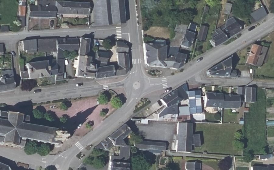 Vue aérienne du Mini-giratoire n°511278360