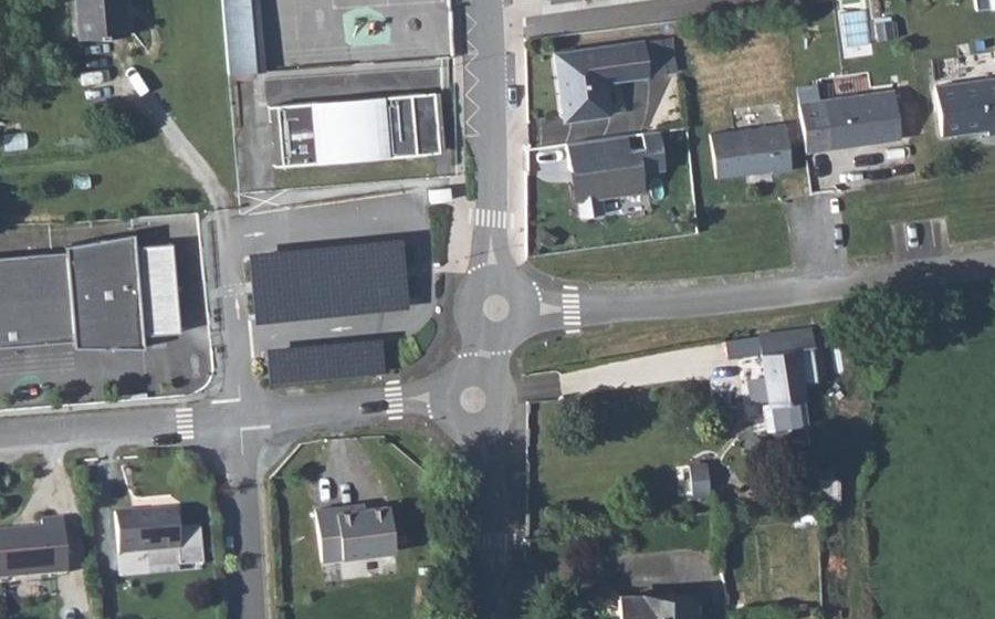 Vue aérienne du Mini-giratoire n°512078686