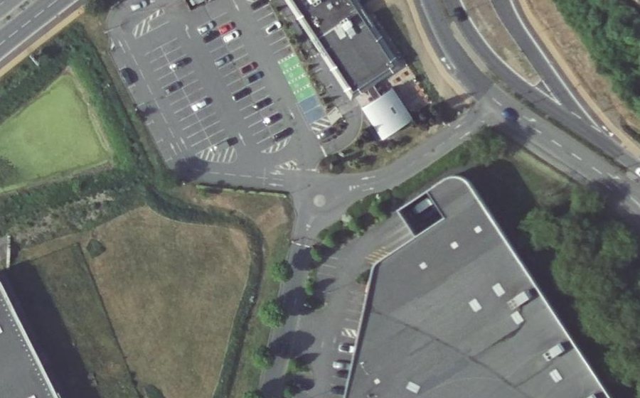Vue aérienne du Mini-giratoire n°513288805