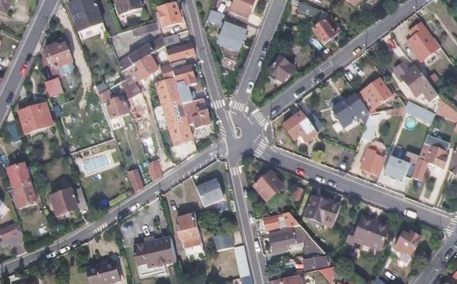 Vue aérienne du Mini-giratoire n°513867052